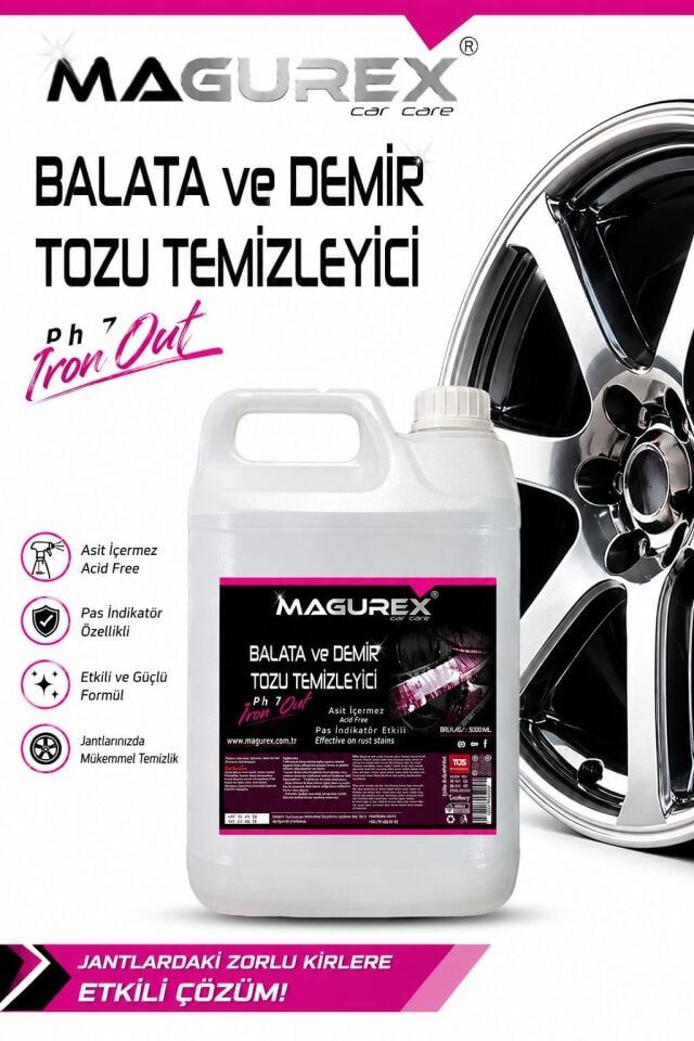 Demir Tozu Temizleyici 5lt