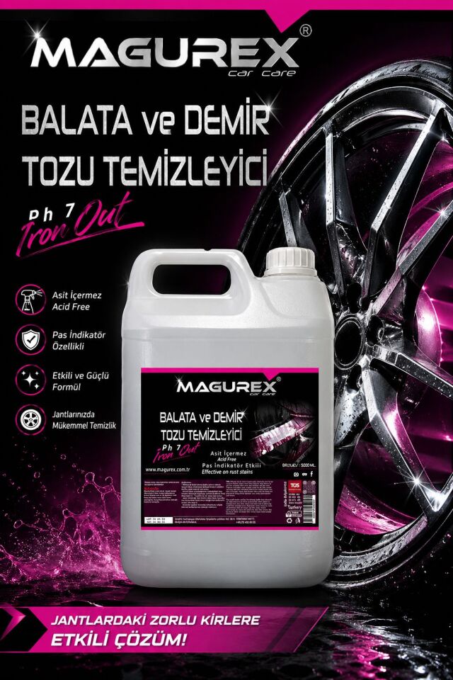 Demir Tozu Temizleyici 5lt