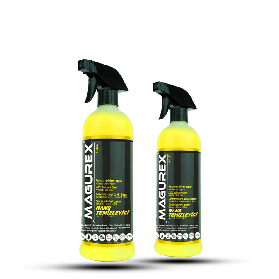 1 ALANA 1 BEDAVA  MAGUREX  NANO GENEL TEMİZLEYİCİ 2X 800 ML