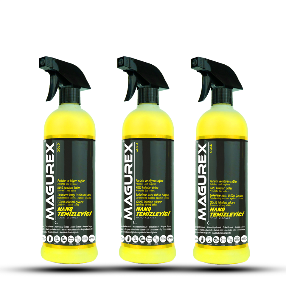 (Kampanya) 3 Şişe 800 ml Nano Temizleyici