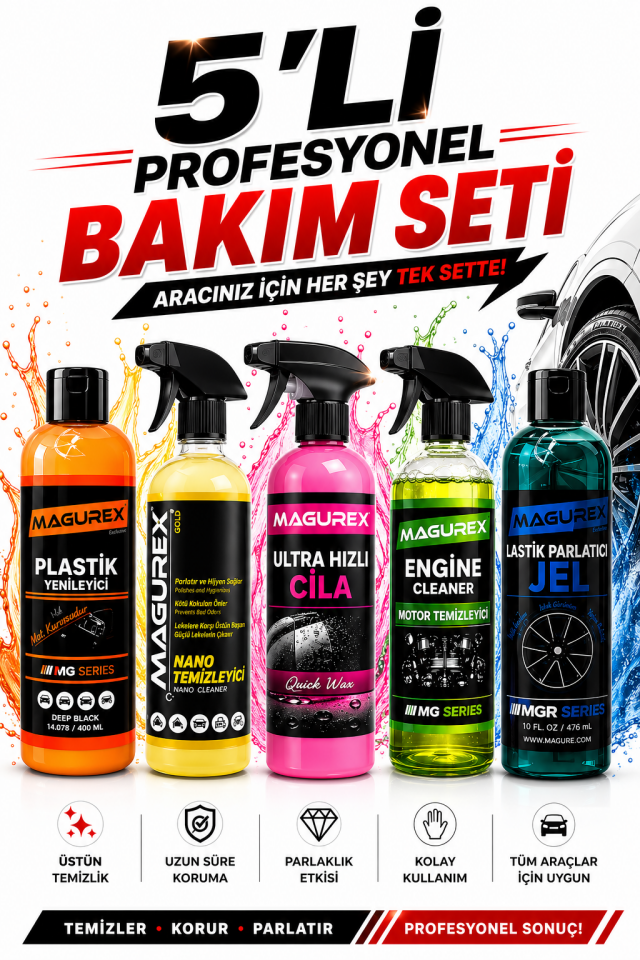 YENİ OTO BAKIM SETİ