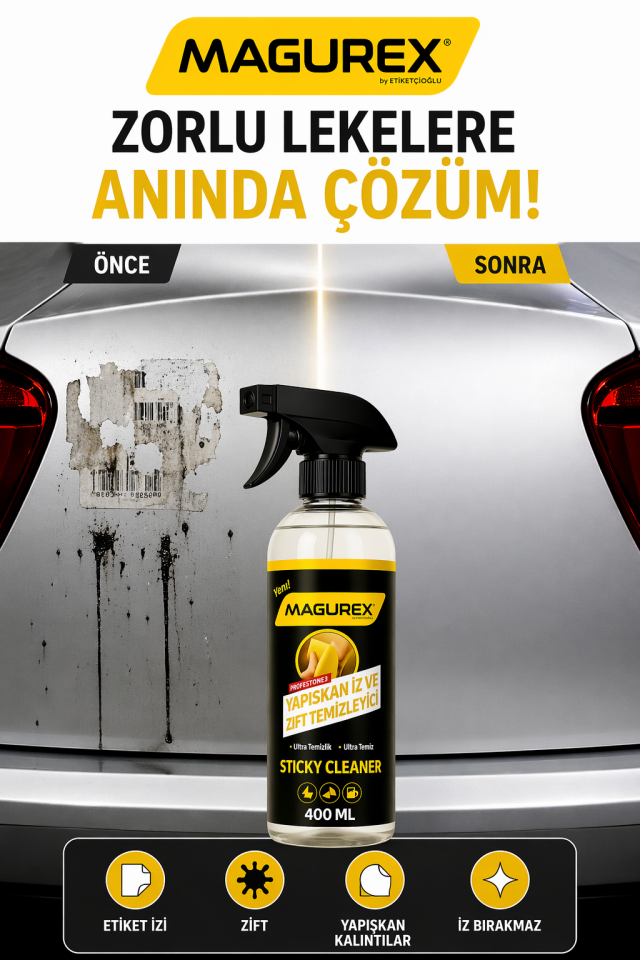 ETİKET  VE ZİFT TEMİZLEYİCİ 400 ML