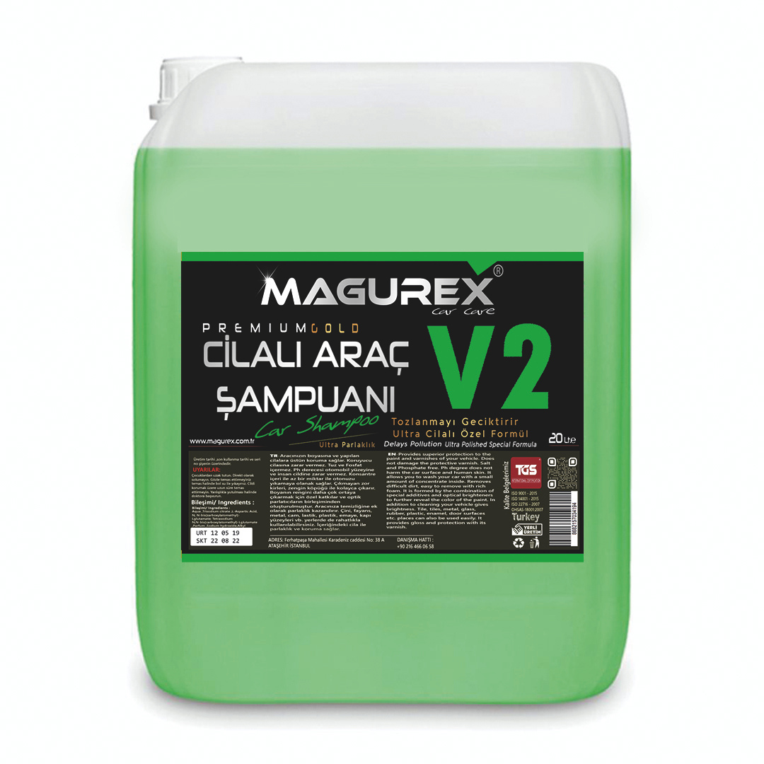 V2 ARAÇ ŞAMPUANI 20 L PH NÖTR 1/60 KONSANTRE