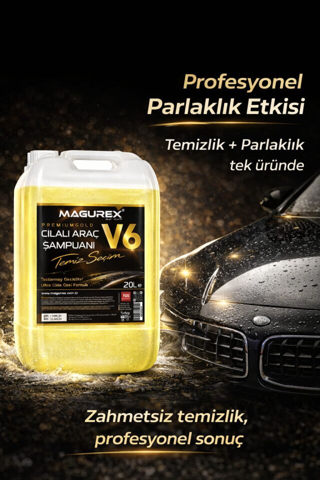 V6 ARAÇ ŞAMPUANI 1/60 KONSANTRE