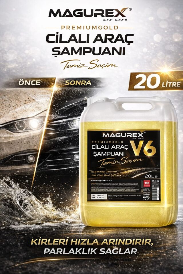 V6 ARAÇ ŞAMPUANI 1/60 KONSANTRE