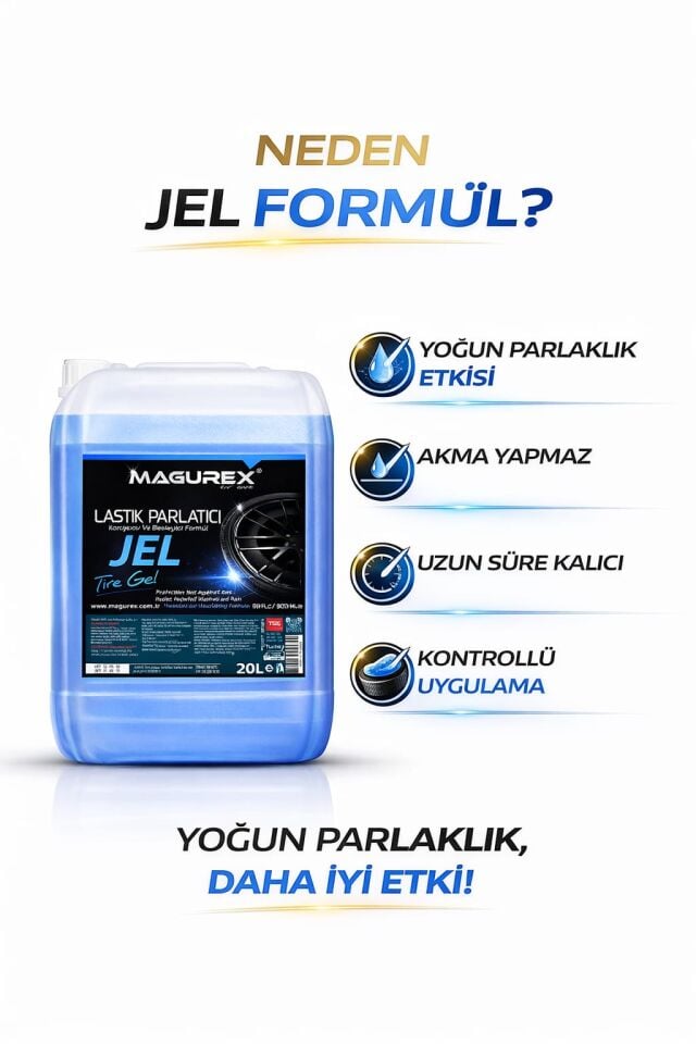 Lastik Parlatıcı Jel 20 LT