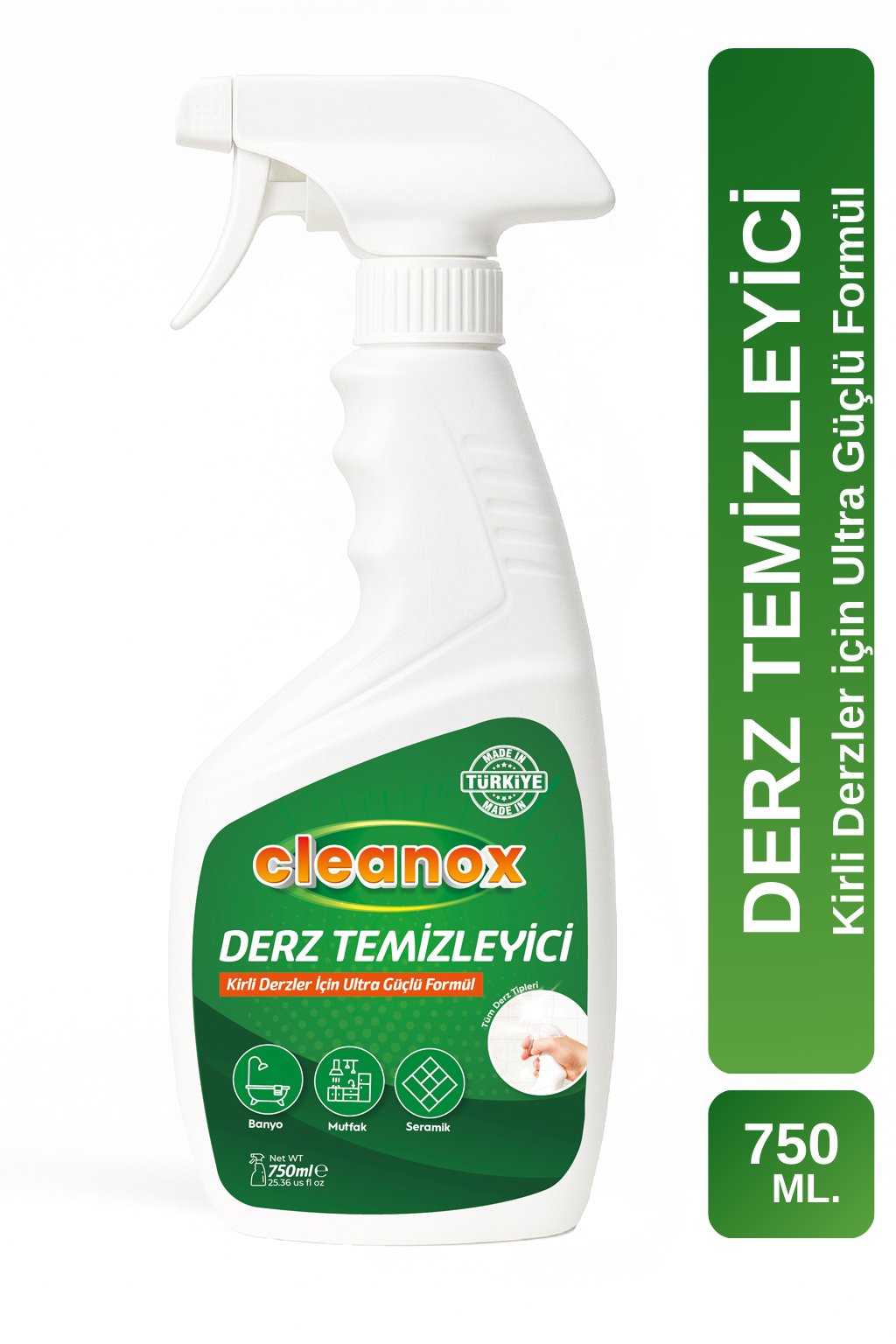 CLEANOX DERZ TEMİZLEYİCİ 750 ML.