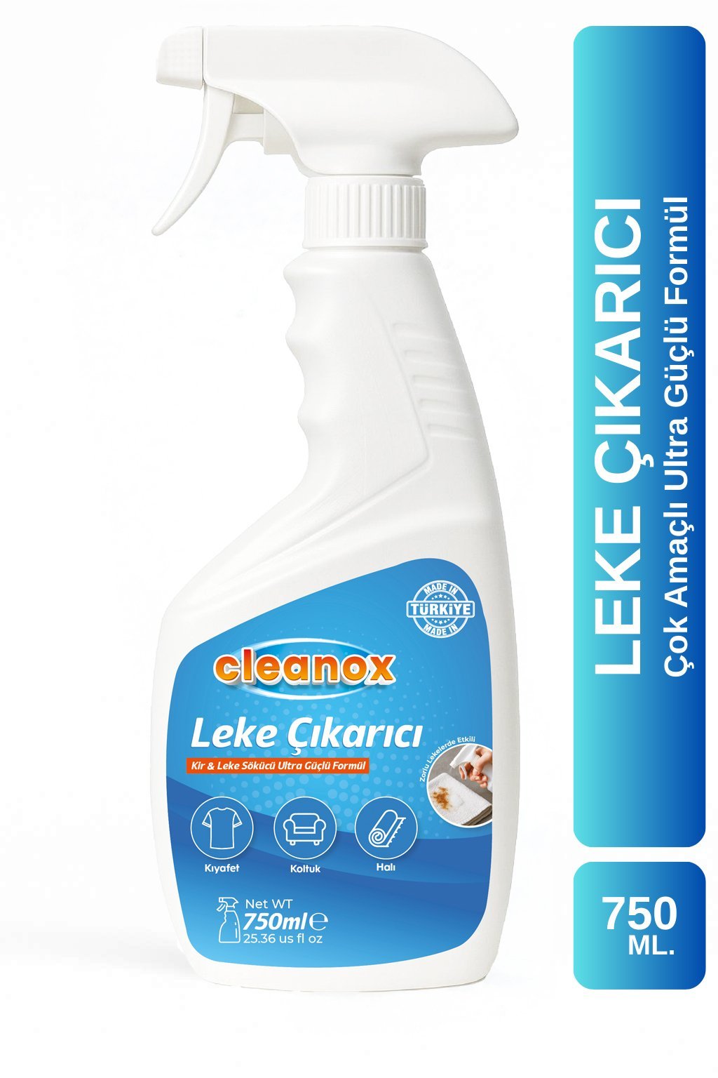 CLEANOX SÜPER LEKE ÇIKARICI SPREY 750 ML