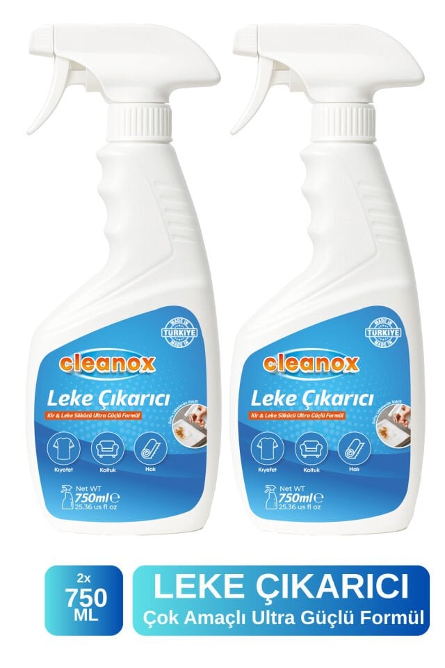 CLEANOX LEKE ÇIKARICI SPREY 2X750 ML