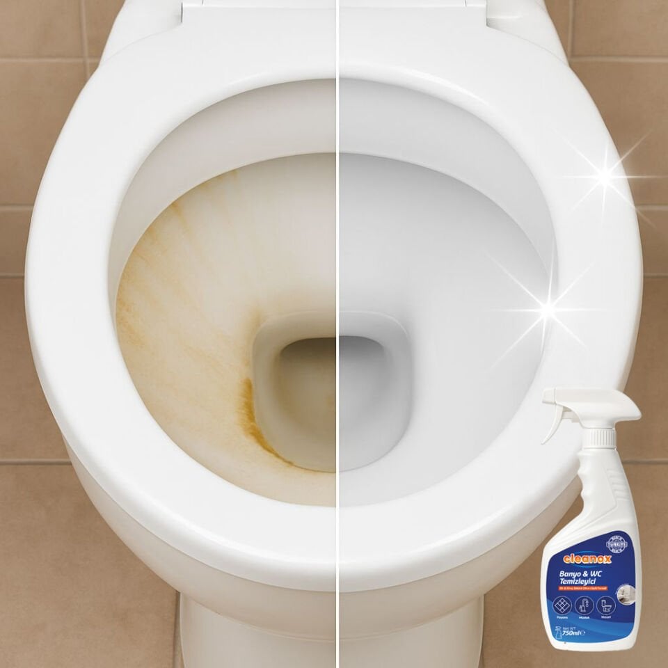 CLEANOX ULTRA GÜÇLÜ BANYO WC TEMİZLEYİCİ VE KİREÇ ÇÖZÜCÜ OKYANUS KOKULU 750 ML